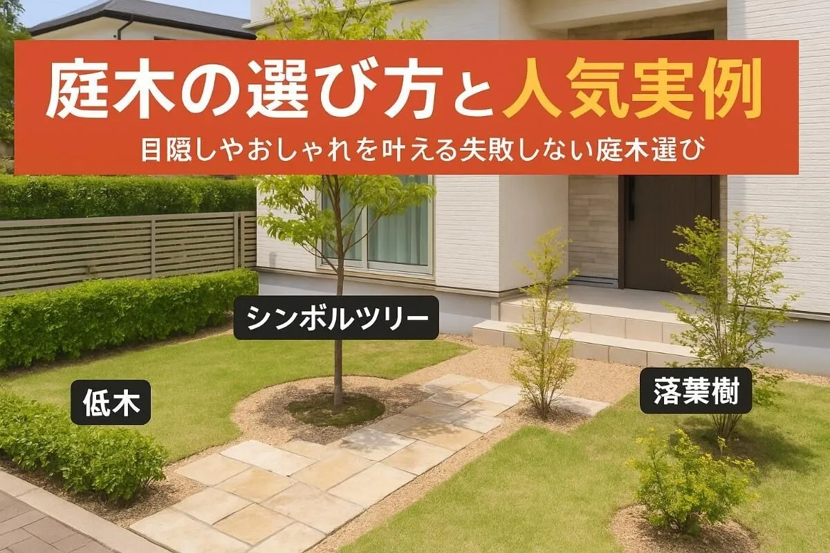 庭木おすすめの選び方と人気実例｜目隠しやおしゃれを実現する失敗しないポイント