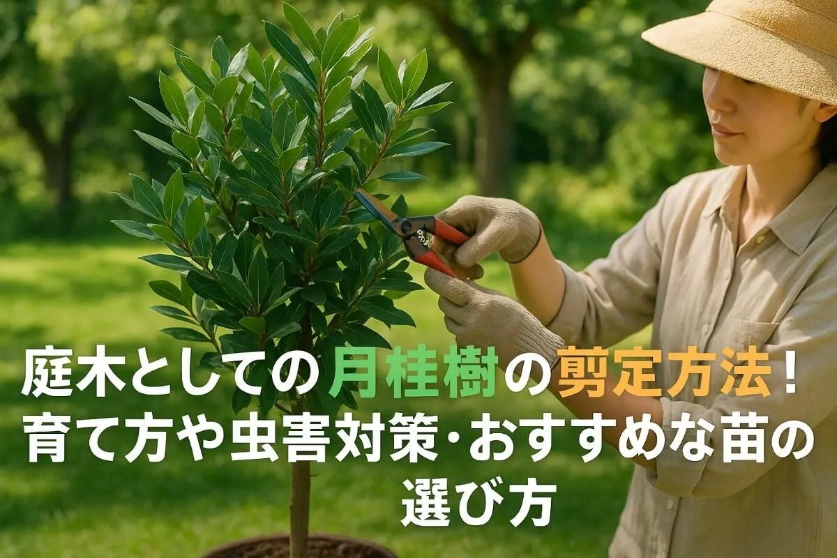 庭木としての月桂樹の特徴と剪定方法｜育て方や虫害対策・おすすめ苗の選び方まで徹底解説